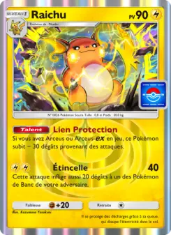 Raichu — carte 044 de l’extension Promo-A