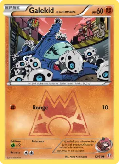 Galekid de la Team Magma — carte 12 de l’extension Double Danger
