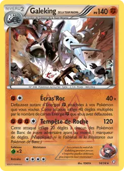Galeking de la Team Magma — carte 14 de l’extension Double Danger