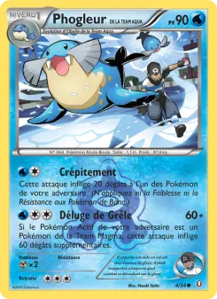 Phogleur de la Team Aqua — carte 4 de l’extension Double Danger