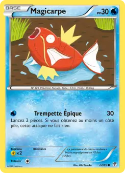 Magicarpe — carte 22 de l’extension Générations