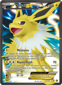Voltali-EX — carte 28a de l’extension Générations