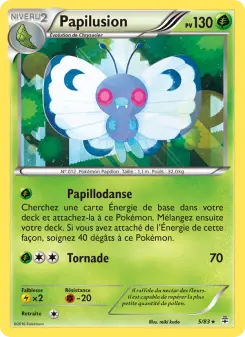 Papilusion — carte 5 de l’extension Générations