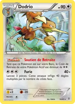 Dodrio — carte 56 de l’extension Générations