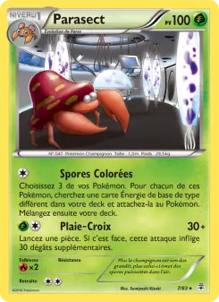 Parasect — carte 7 de l’extension Générations