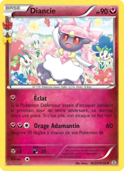 Diancie — carte RC22 de l’extension Générations