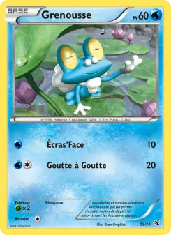 Grenousse — carte 12 de l’extension Bienvenue à Kalos