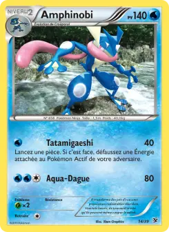 Amphinobi — carte 14 de l’extension Bienvenue à Kalos
