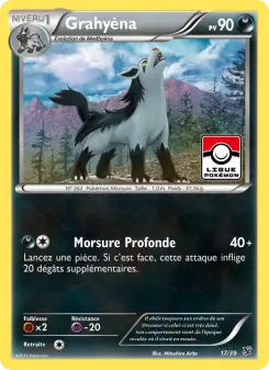 Grahyèna — carte 17 de l’extension Bienvenue à Kalos