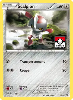 Scalpion — carte 19 de l’extension Bienvenue à Kalos