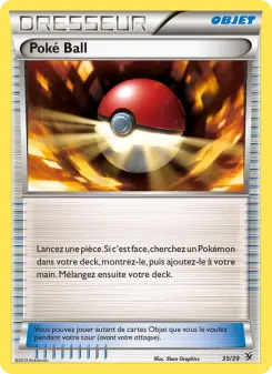 Poké Ball — carte 35 de l’extension Bienvenue à Kalos