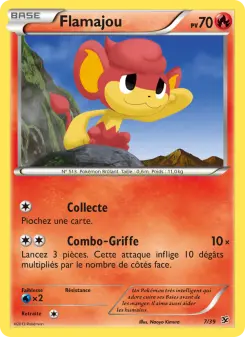 Flamajou — carte 7 de l’extension Bienvenue à Kalos