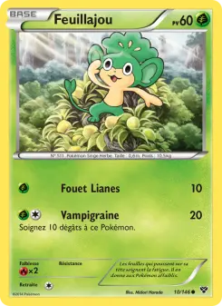 Feuillajou — carte 10 de l’extension XY