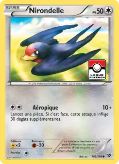 Nirondelle — carte 102 de l’extension XY