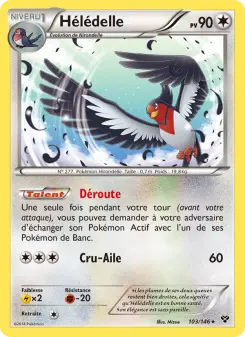 Hélédelle — carte 103 de l’extension XY