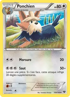 Ponchien — carte 109 de l’extension XY
