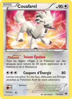 Couafarel — carte 114 de l’extension XY