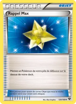 Rappel Max — carte 120 de l’extension XY