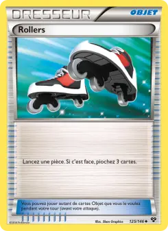 Rollers — carte 125 de l’extension XY
