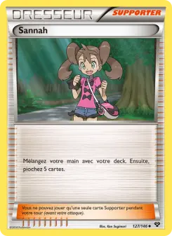 Sannah — carte 127 de l’extension XY
