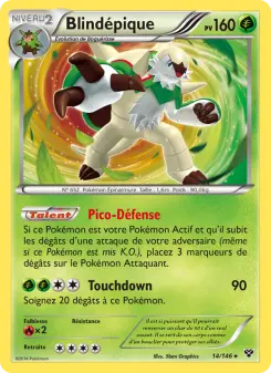 Blindépique — carte 14 de l’extension XY