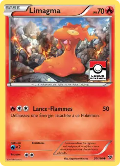 Limagma — carte 20 de l’extension XY