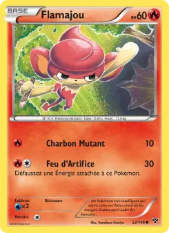 Flamajou — carte 22 de l’extension XY
