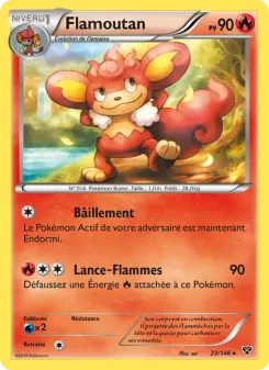 Flamoutan — carte 23 de l’extension XY
