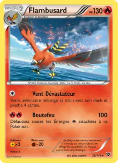 Flambusard — carte 28 de l’extension XY