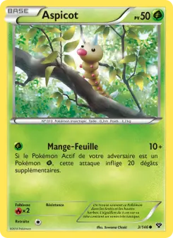 Aspicot — carte 3 de l’extension XY