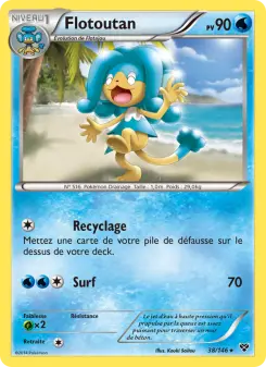 Flotoutan — carte 38 de l’extension XY