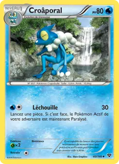 Croâporal — carte 40 de l’extension XY