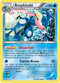Amphinobi — carte 41 de l’extension XY