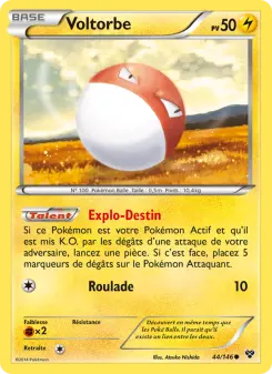 Voltorbe — carte 44 de l’extension XY