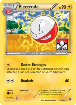 Électrode — carte 45 de l’extension XY