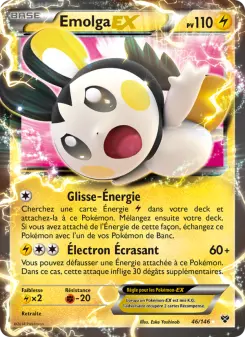 Emolga EX — carte 46 de l’extension XY