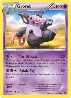 Groret — carte 50 de l’extension XY