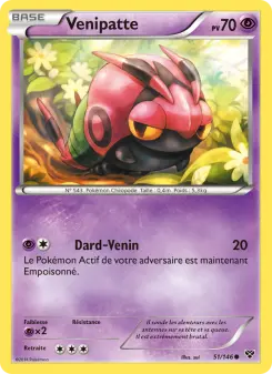 Venipatte — carte 51 de l’extension XY