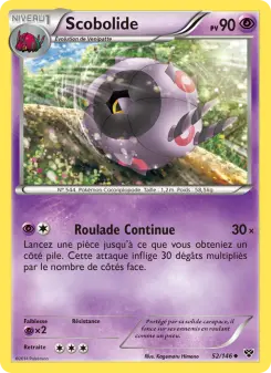 Scobolide — carte 52 de l’extension XY