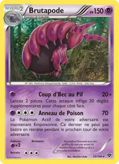 Brutapode — carte 53 de l’extension XY