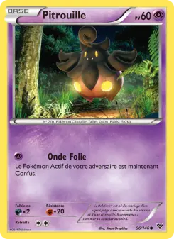 Pitrouille — carte 56 de l’extension XY