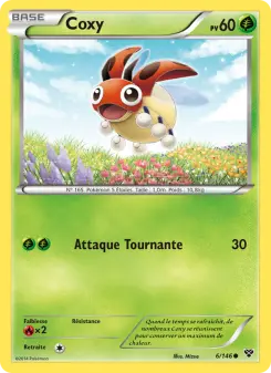 Coxy — carte 6 de l’extension XY