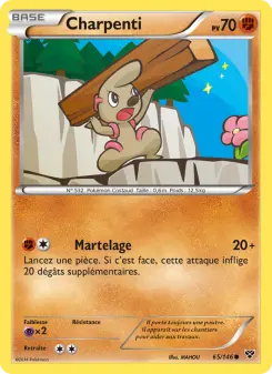 Charpenti — carte 65 de l’extension XY