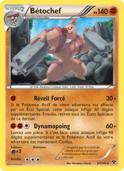 Bétochef — carte 67 de l’extension XY