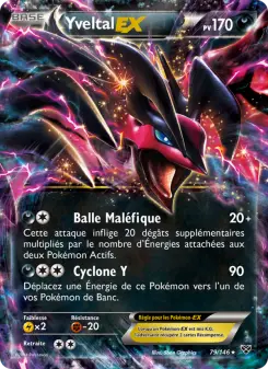 Yveltal EX — carte 79 de l’extension XY