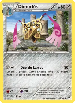 Dimoclès — carte 84 de l’extension XY