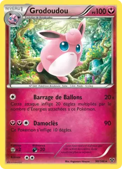 Grodoudou — carte 90 de l’extension XY