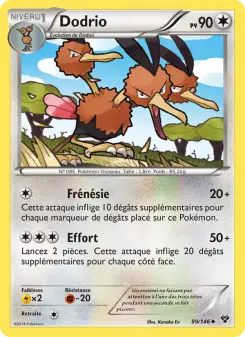 Dodrio — carte 99 de l’extension XY