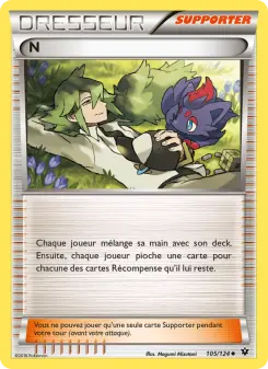 N — carte 105 de l’extension Impact des Destins