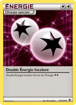 Double Énergie Incolore — carte 114 de l’extension Impact des Destins